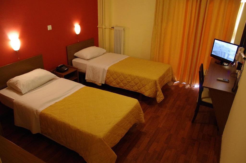 Hotel Exarchion Athene Kamer foto